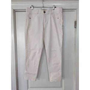 Democracy Cream Skinny Jeans Lightweight Summer Style